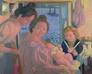 Maternity at Pouldu, Evening